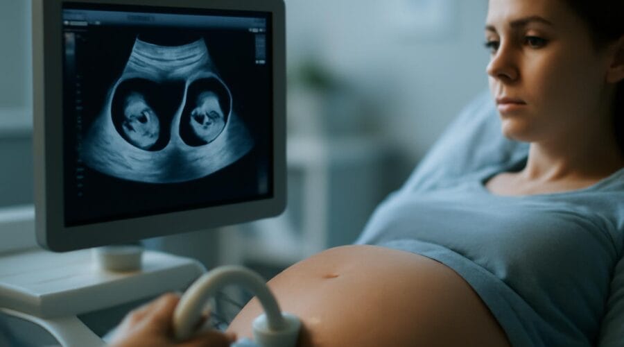 Objawy ciąży bliźniaczej i potwierdzenie jej w USG