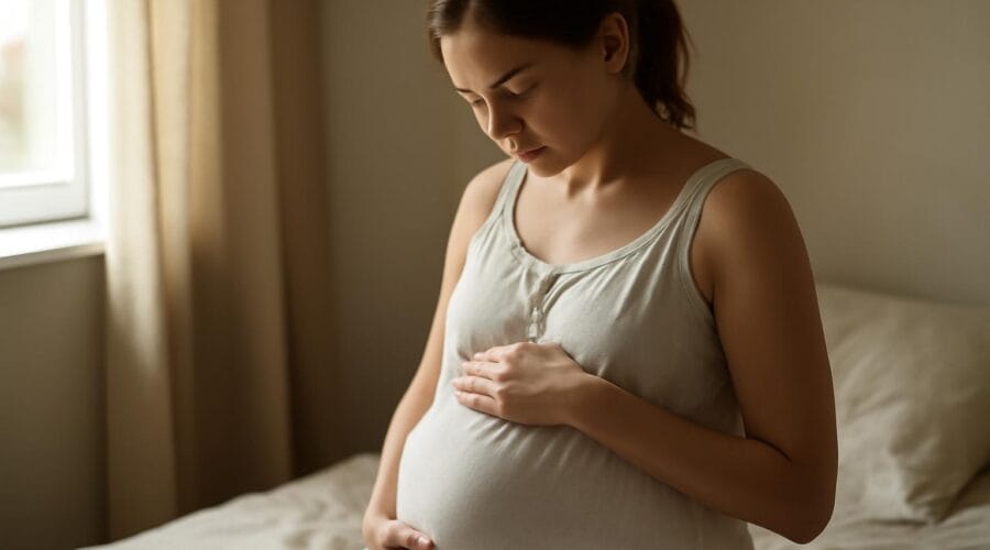 Twardnienie brzucha w ciąży – przyczyny, objawy i reakcja