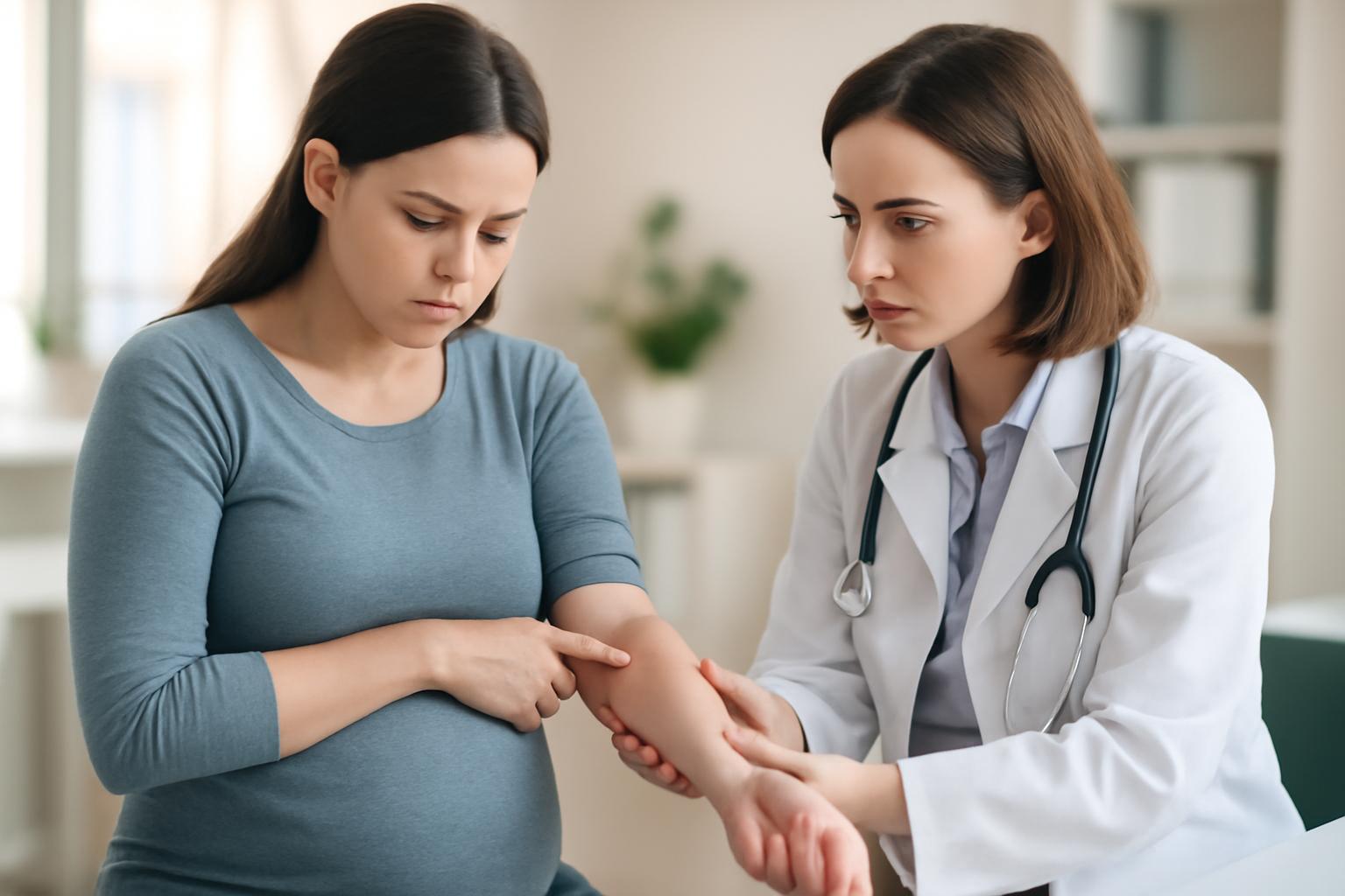 Wysypka PUPPP w ciąży – objawy, przyczyny i leczenie